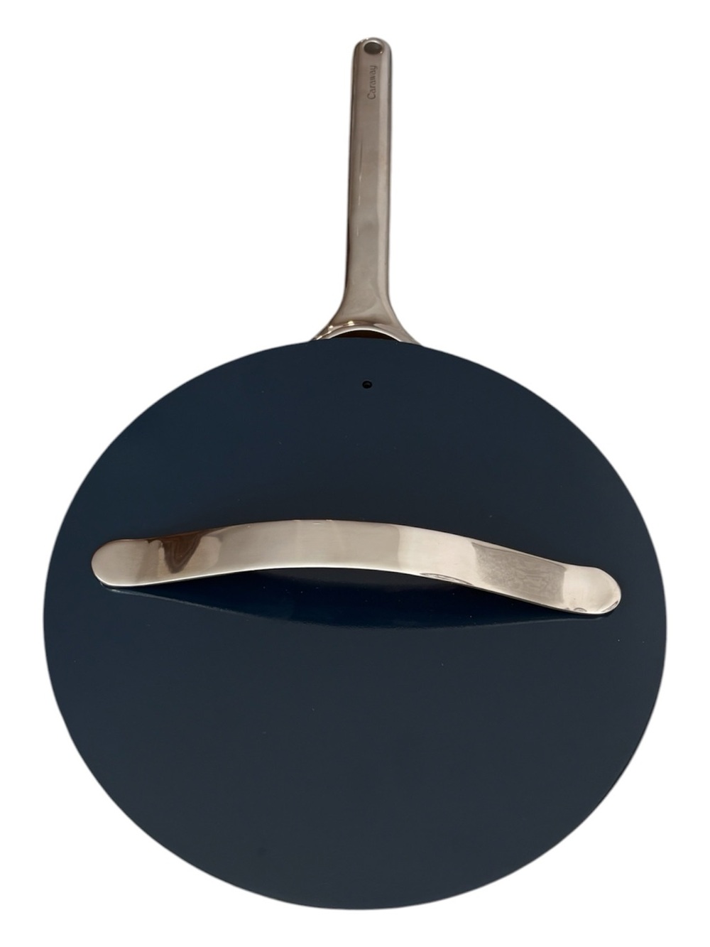 Caraway 3 Qt Ceramic Nonstick Sauté Pan with Lid Navy Blue